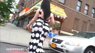 Подкрадываюсь Ззаду ДА ГЭТАЙ Пуэрториканской МИЛФЕ З ВЯЛІКІ МЕГА ПОПАЙ