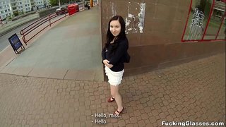 اللعين نظارات - أرادت أن تشعر قضيبي داخل