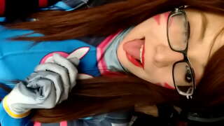 Косплей D. VA-ТВЕРК Overwatch - Британи Ангелус