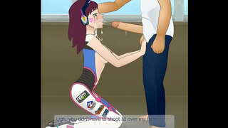 D. Va : Blowjob Szenen