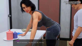 רירנדיק סטעפּמאָם ס הייס גרויס לאָך טאָכעס ל האָטטעסט כיילייץ ל Milfy שטאָט ל חלק #22