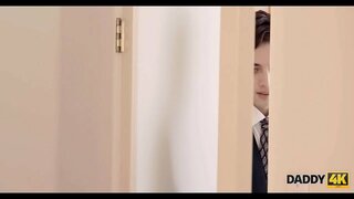 DADDY4K. فوق العاده سکس توسط شوهر و عروس زیبا از